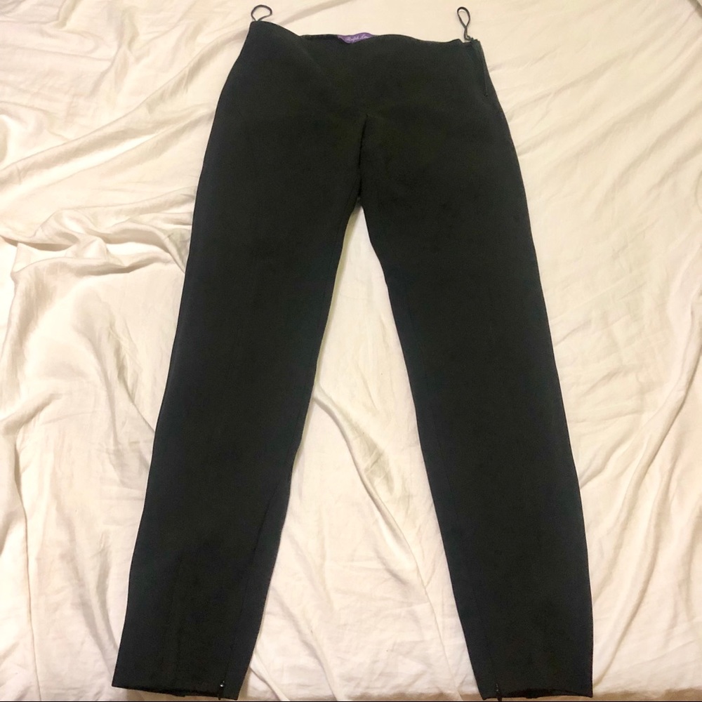 Ralph Lauren Purple Label Black Work Pants